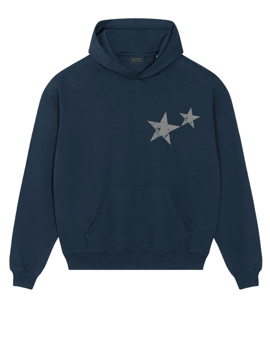 Boxy Hoodie Navy