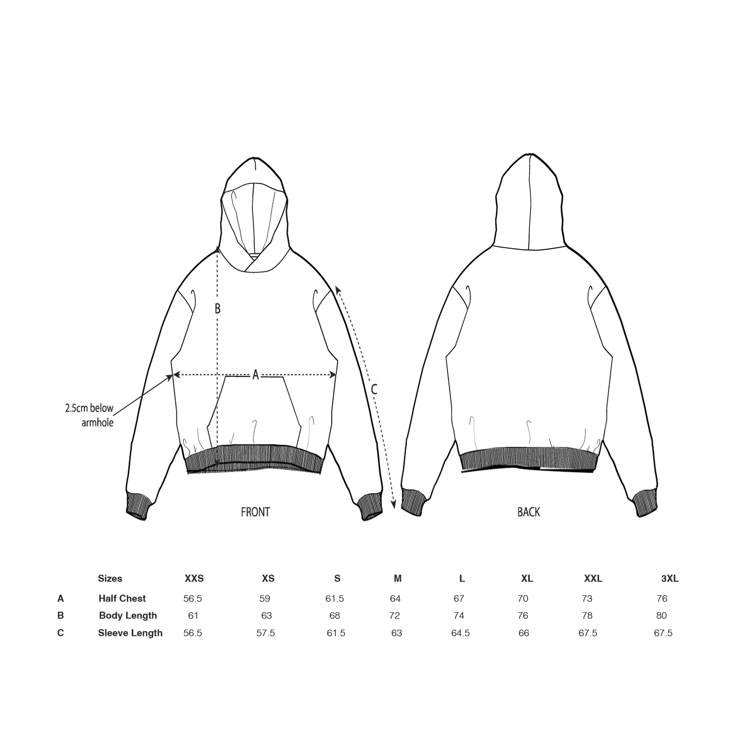 Boxy Hoodie Grey